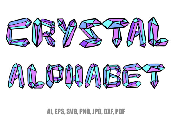 Crystal Shaped Alphabet Shapes Font: A Design Deep Dive