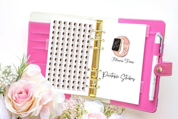 Fitness Time Sticker: Elevate Your Visual Branding