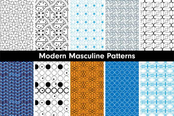 Modern Masculine Patterns: Elevate Your Visual Design