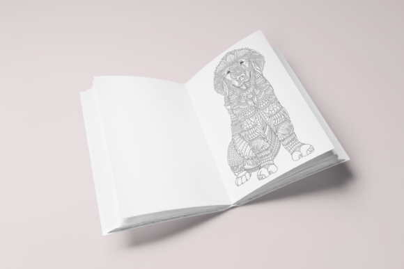 Zentangle Dog Design: A Modern Graphic Asset